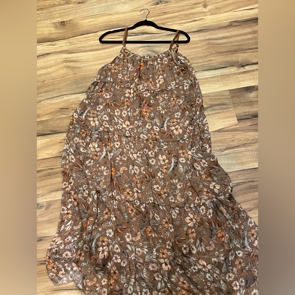 Floral midi dress